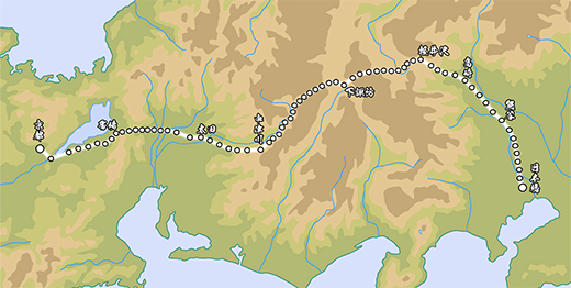 map kiso